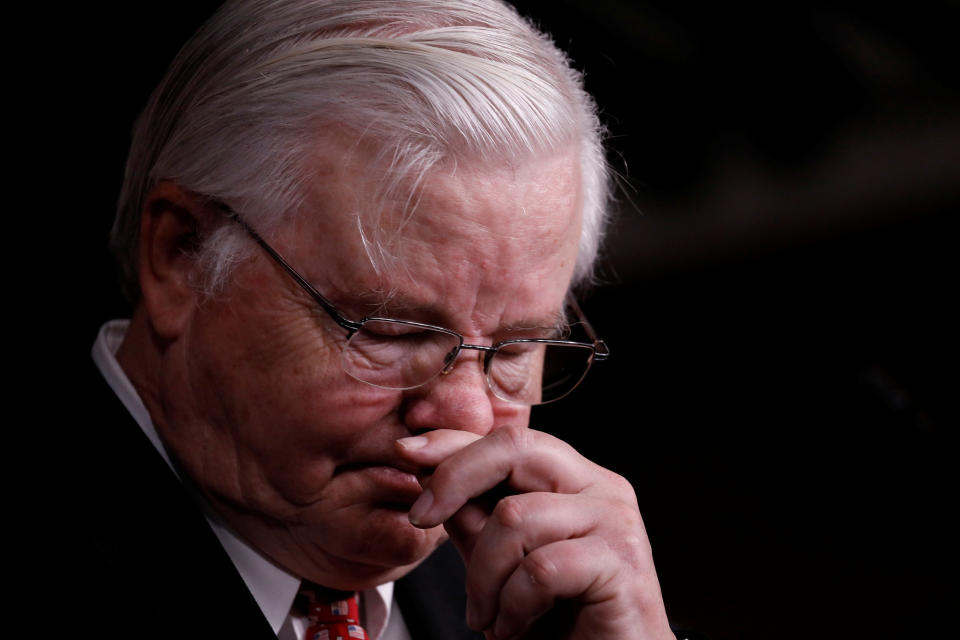 Rep. Joe Barton apologized for&nbsp;&rdquo;[letting his] constituents down.&rdquo; (Photo: Aaron Bernstein / Reuters)