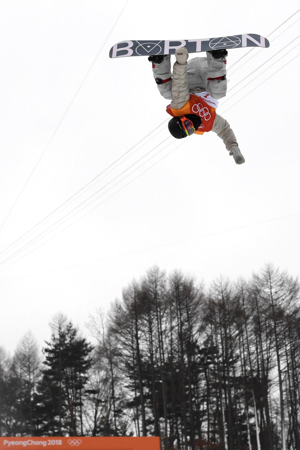 <p>Jake Pates of the United States competes in the Snowboard Men’s Halfpipe Final on day five of the PyeongChang 2018 Winter Olympics at Phoenix Snow Park on February 14, 2018 in Pyeongchang-gun, South Korea. (Photo by Matthias Hangst/Getty Images) </p>