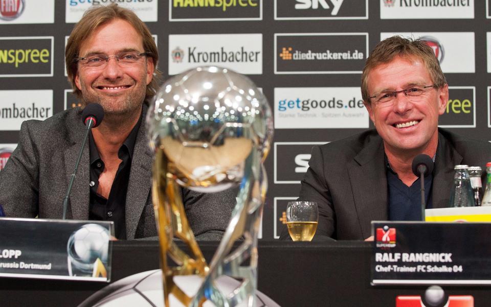 Jurgen Klopp and Ralf Rangnick. - DPA