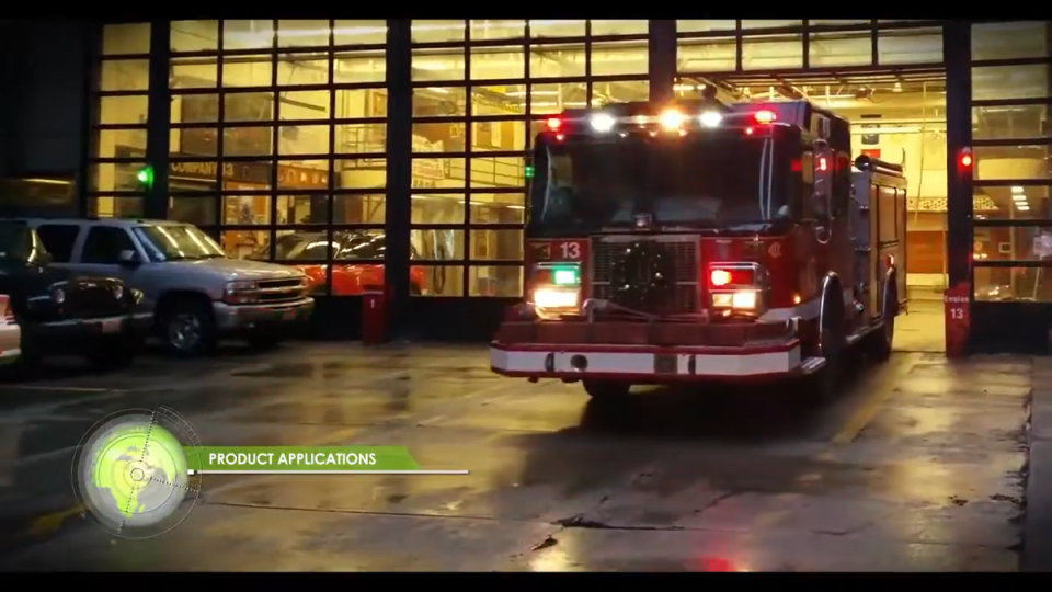 Giant Wheel's warning lights have entered American fire trucks, and fire trucks in advanced countries will be replaced every five years, which is a rigid demand.  (Turn over the giant wheel official website)