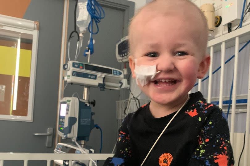 Little Louie Turner has undergone chemotherapy and radiotherapy and is now having immunotherapy