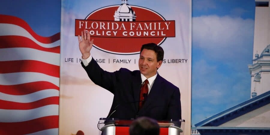 Ron DeSantis was previously elected to the U.S. House of Representatives three times, and is now serving his second consecutive term as governor of Florida