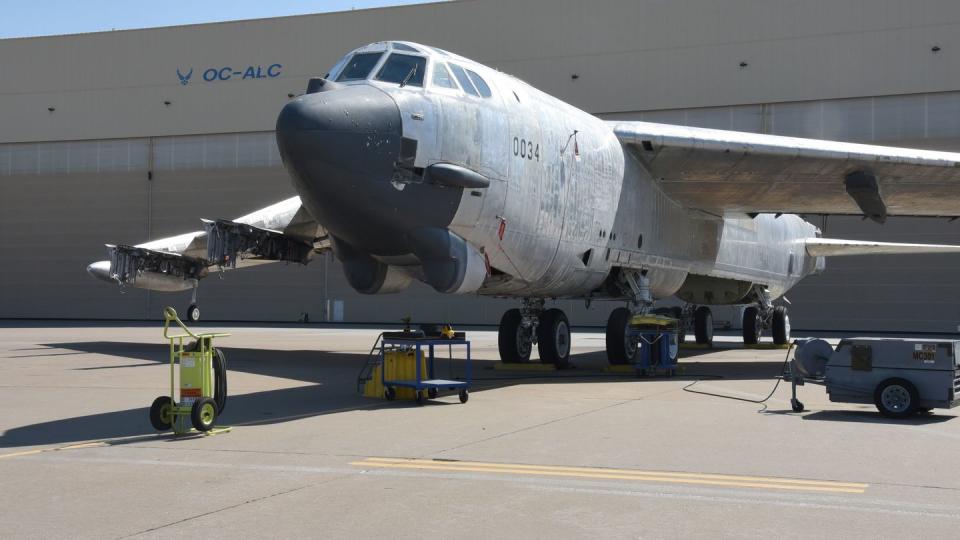 the second b 52 stratofortress to re enter service