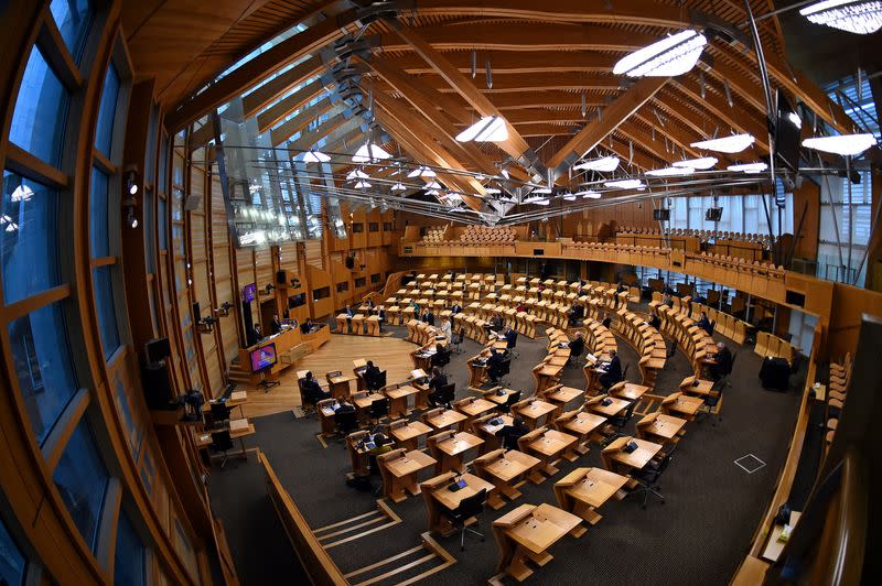 General view during the First Minister's Questions at the Scottish Parliament in Holyrood, Edinburgh