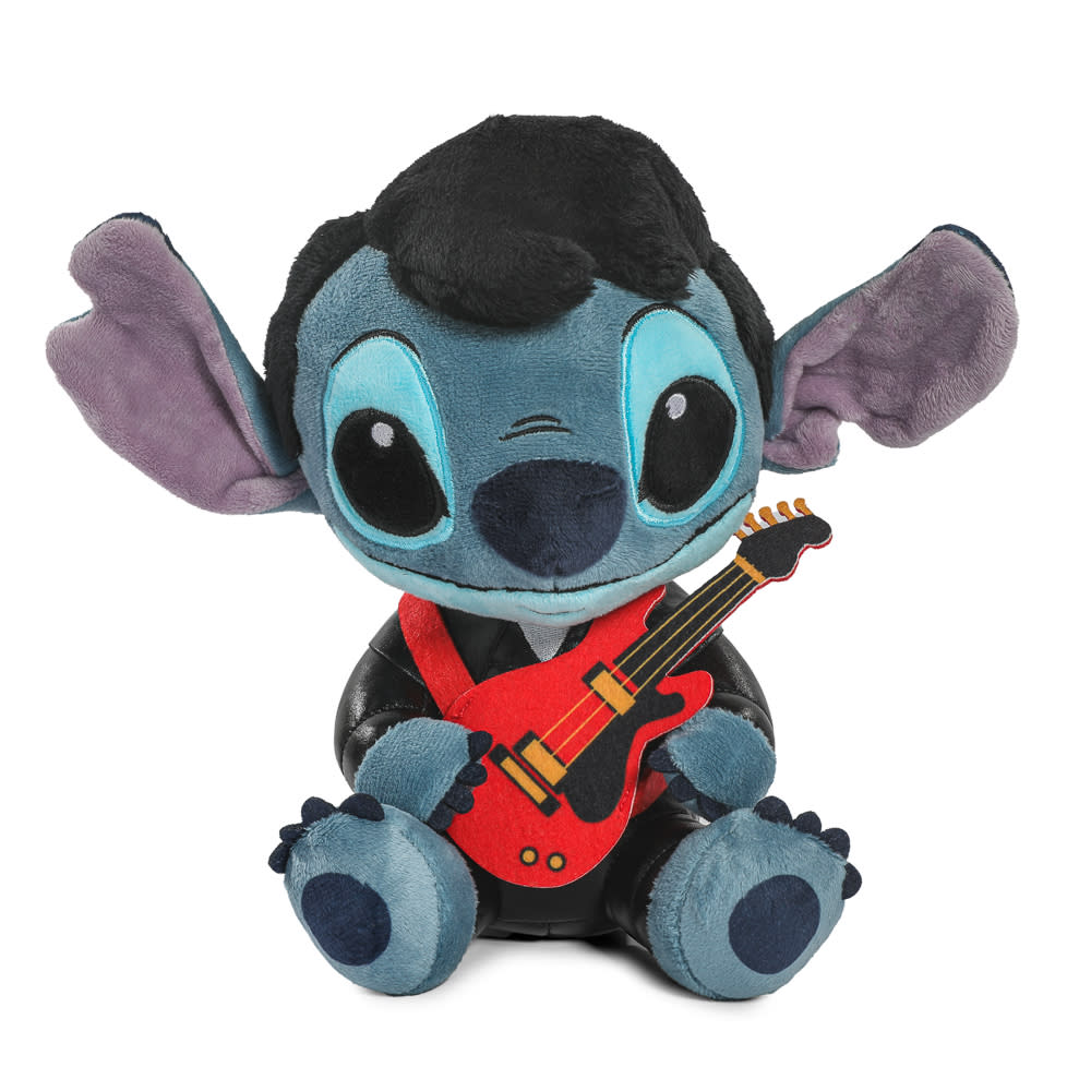 The Disney Stitch Inspired By Elvis Collection features Stitch (from Lilo & Stitch) dressed up in signature Elvis Presley looks. The collection officially launches on Aug. 9, 2024.