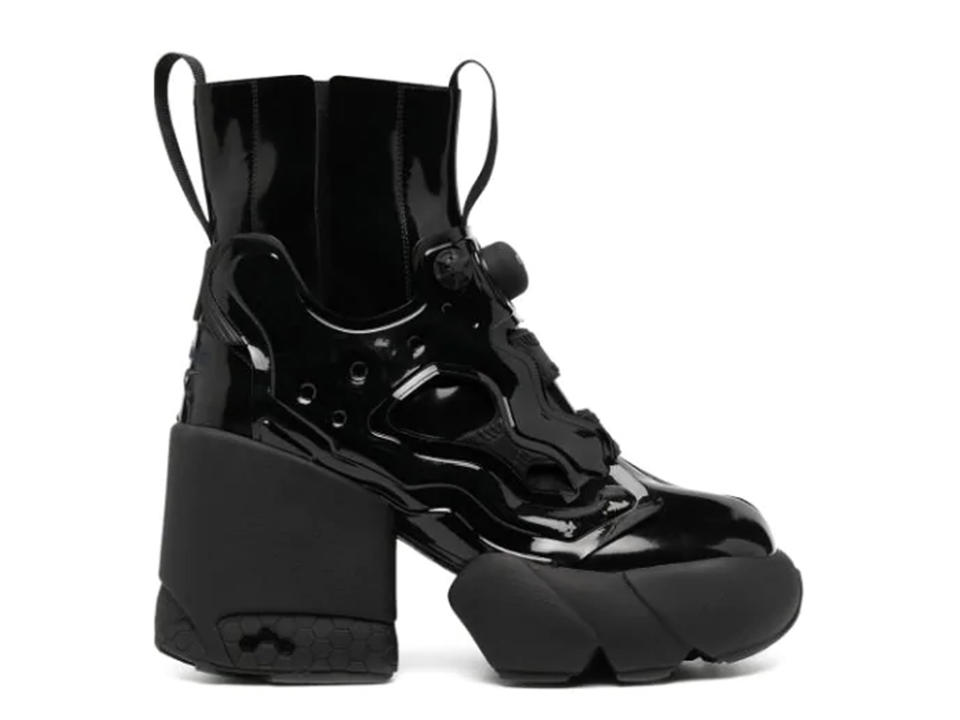 Maison Margiela x Reebok Tabi Instapump platform, tabi platform boot, rebook x maison margiela