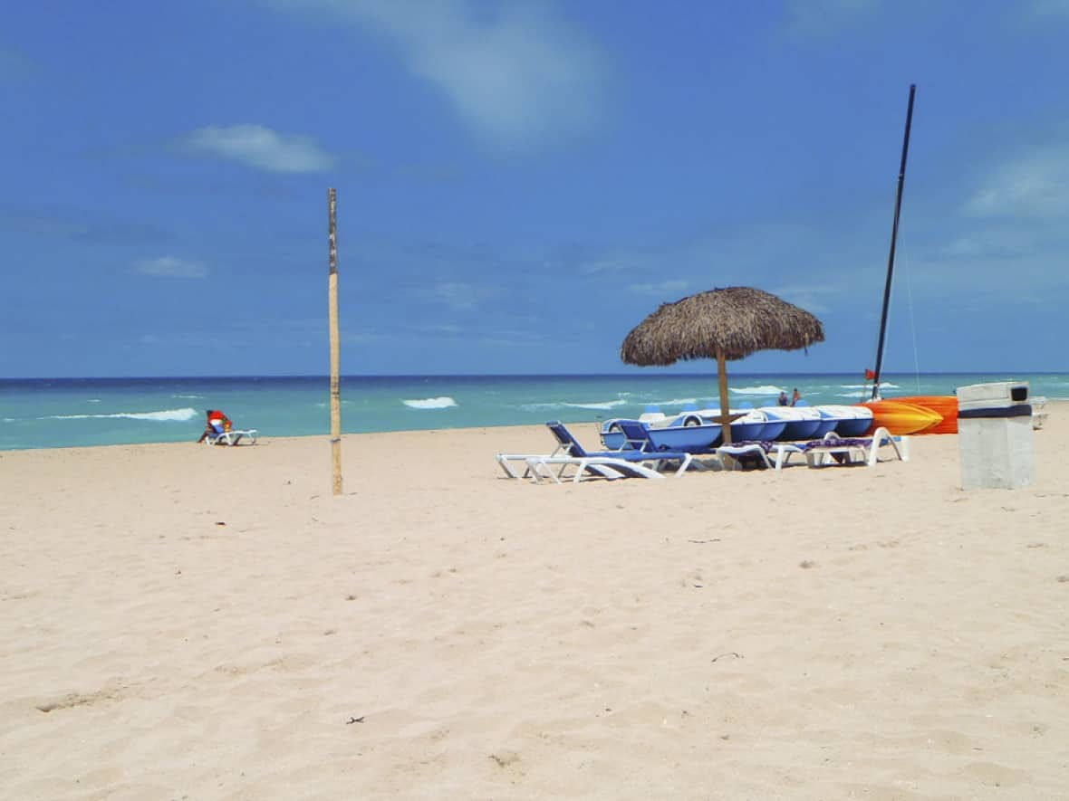 The beaches near Varadero, Cuba are popular resort areas with Canadians. Sunwing has cancelled weekly Friday flights from Moncton to Varadero as well as weekly Tuesday flights from Fredericton to Cayo Coco, also in Cuba. (Karen Tankard - image credit)