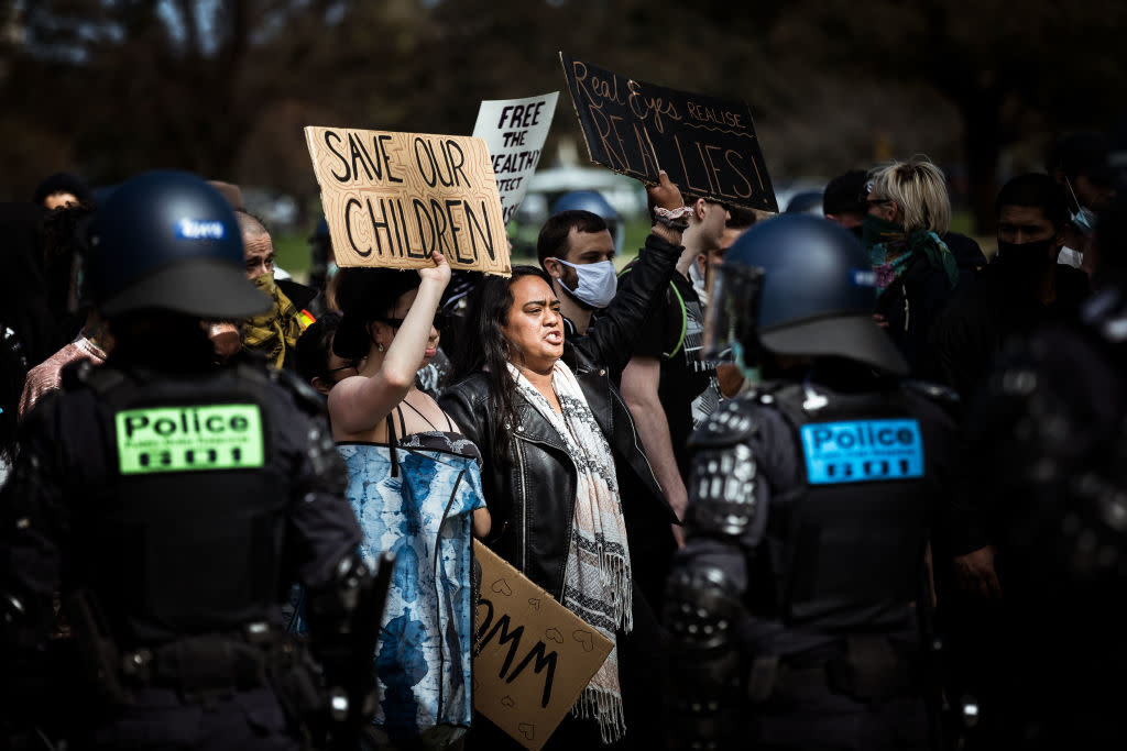 Melbourne Anti-Lockdown Protests