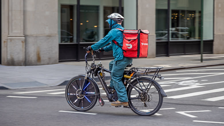 NYC food delivery driver