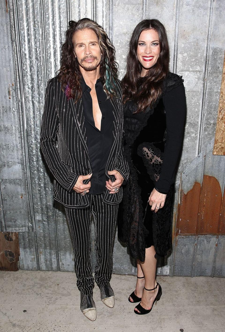 Liv Tyler and Steven Tyler