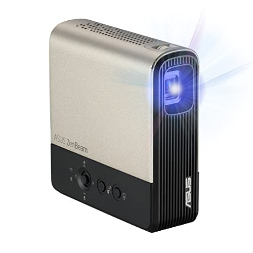 ASUS ZenBeam E2 Mini LED Portable Wireless Projector - 300 LED lumens, Auto Portrait Mode for S…