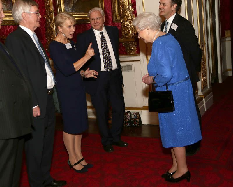 Helen Mirren and Queen Elizabeth II