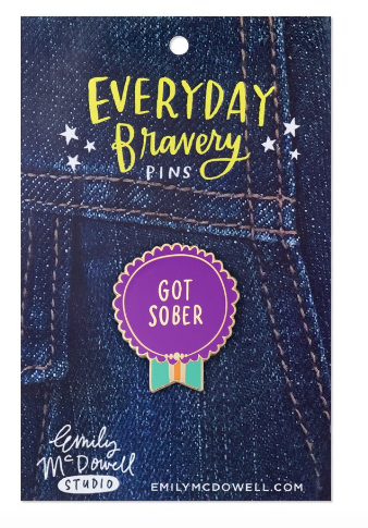These 'Everyday Bravery' enamel pins make us feel like the heroines of our  own stories