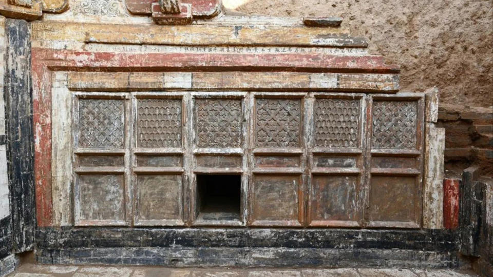 The three tombs were found in 2023 by government archaeologists on the outskirts of the city of Changzhi, in China's northern Shanxi province.