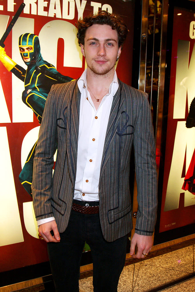 Kick Ass UK Premiere 2010 aaron Johnson