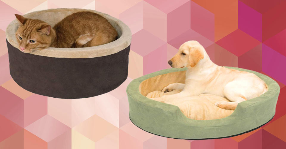 K&H Heated Pet Beds and Self-Warming Crate Cushions are on sale today only! (Photo: Amazon)