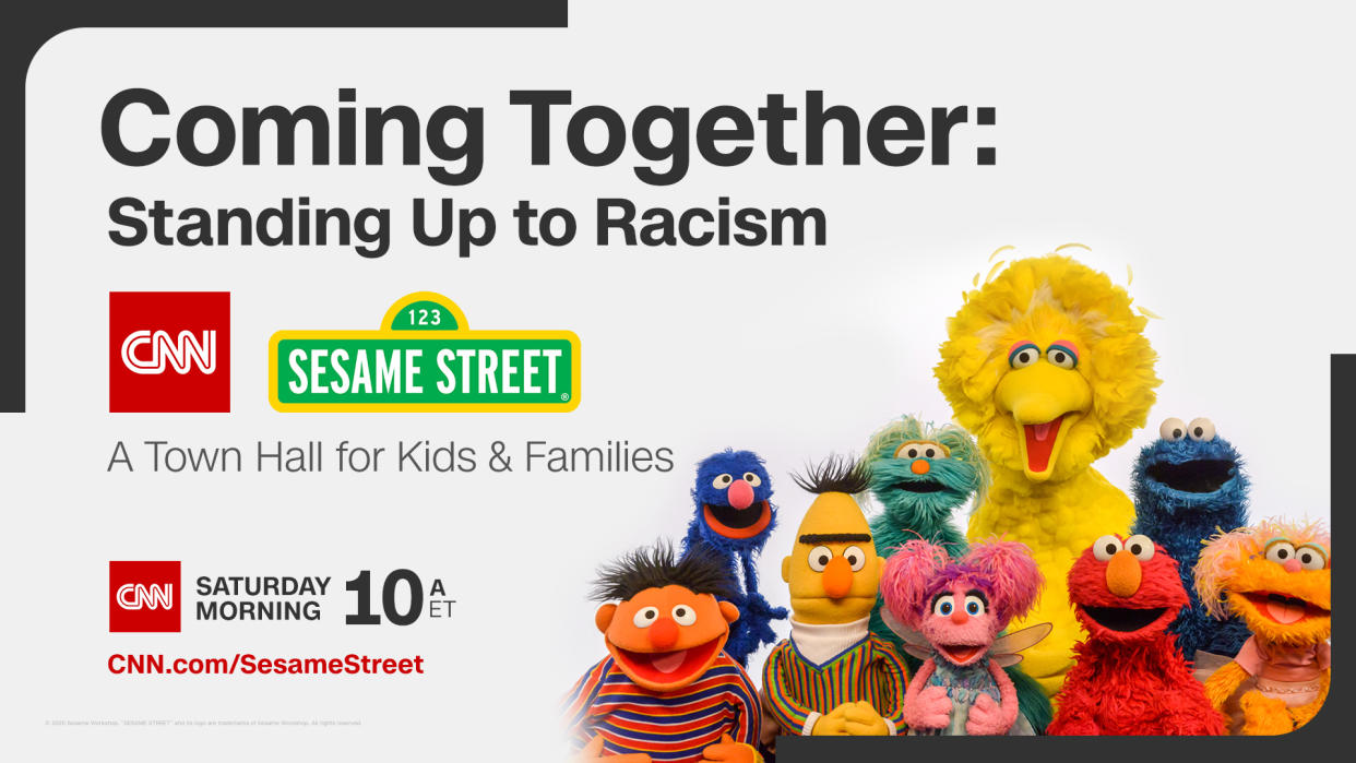 CNN and Sesame Street will host a June 6 town hall to discuss racism with kids and families. (Photo: Courtesy of CNN)