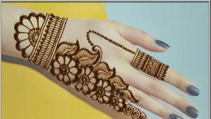 Gambar henna anak