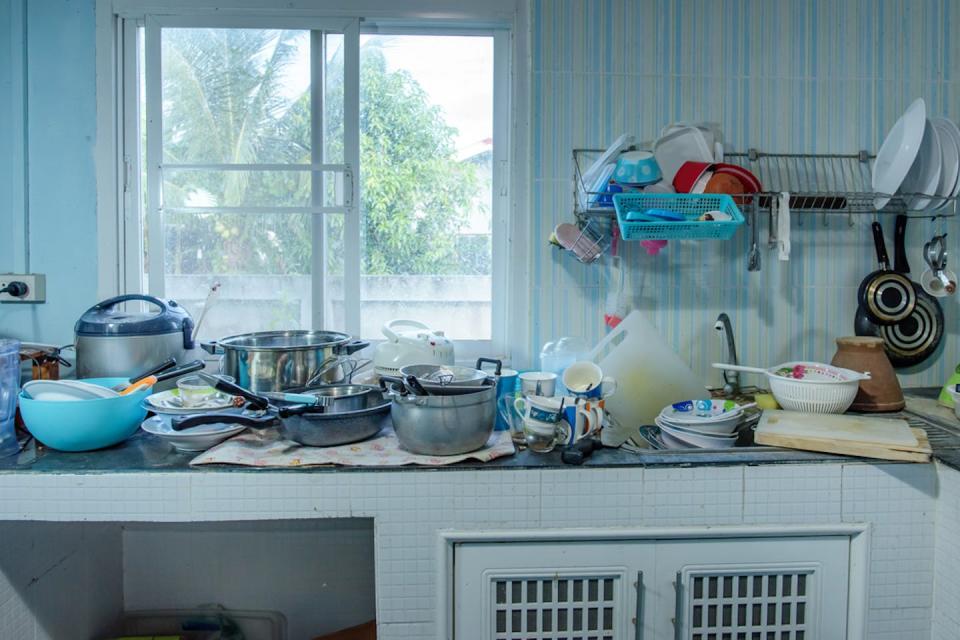 Ever felt that mess bothers you more than it bothers you partner or housemates? Shutterstock