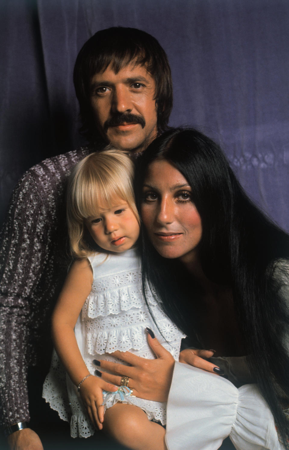 (Original Caption) New York, New York: Recent photo of Sonny and Cher (Bono) with their daughter Chastity Bono.