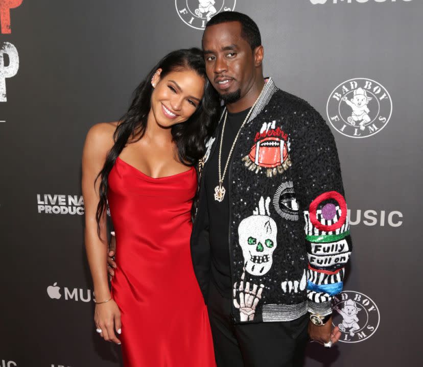 LOS ANGELES, CA – JUNE 21: Cassie and Sean “P. Diddy” Combs attend the Los Angeles Premiere Of “Can’t Stop Won’t Stop” at Writers Guild of America, West on June 21, 2017 in Los Angeles, California. (Photo by Jerritt Clark/Getty Images)