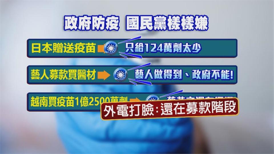 咦！與病毒的共同敵人是蔡政府？　 國民黨頻頻砲轟執政團隊　恐淪中國認知戰素材