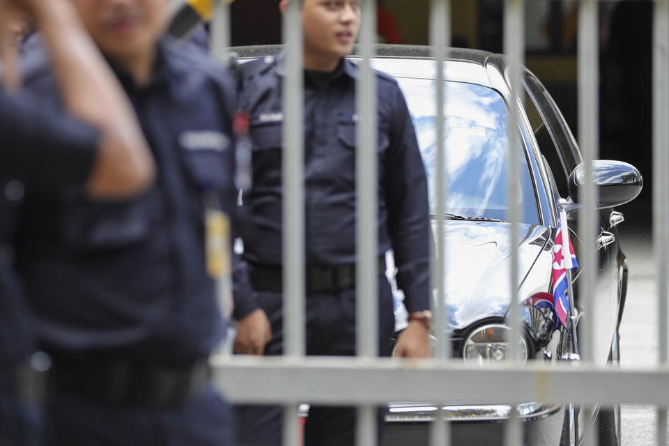 North Korean ambassador parked outside forensic hospital