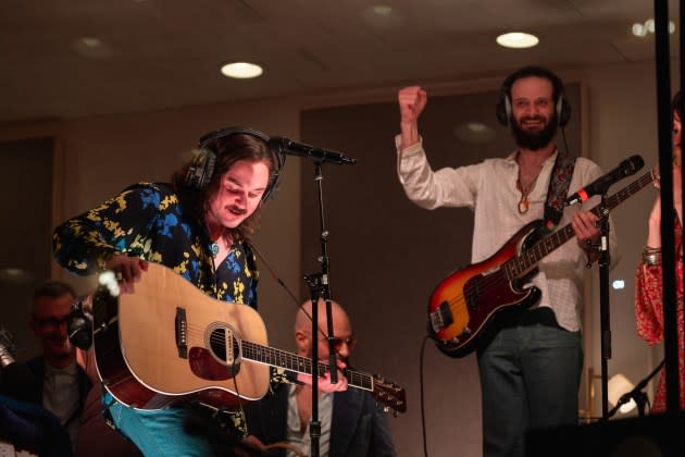 Tom Pecinka and Will Brill during 'Stereophonic' opening night on April 19, 2024 in New York City.  - Credit: Valerie Terranova/Getty Images