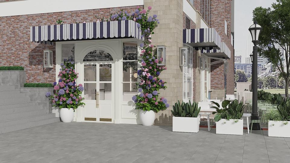 Rendering of Carmella's Cafe & Dessert Bar, which is slated to open at 335 S. Main St. in downtown Greenville