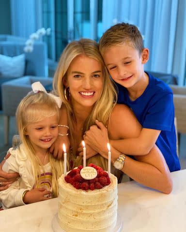 <p>Ryan Tannehill Instagram</p> Lauren Tannehill with her kids, Steel Ryan and Stella Rose