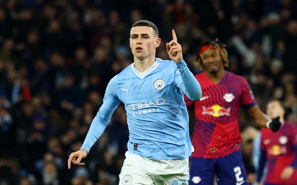 With a goal and an assist Phil Foden led City to victory from the brink of defeat (Reuters)