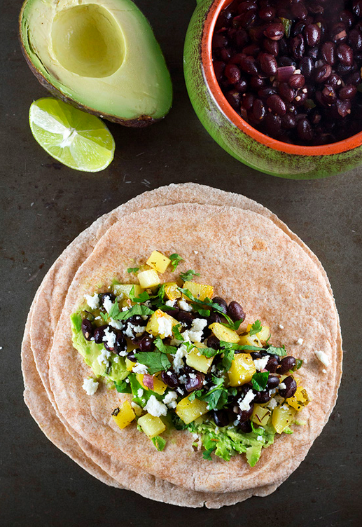 Potato, po-taco. Recipe: Cilantro-Lime Potato Tacos 