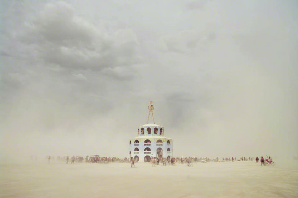 Lung Liu, from Canada, captures a dusty scene at the Burning Man festival in the USA (Travel Photographer of the Year)