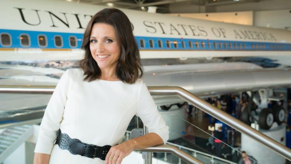 Selina (Julia Louis-Dreyfus) in Veep (Photo: HBO)