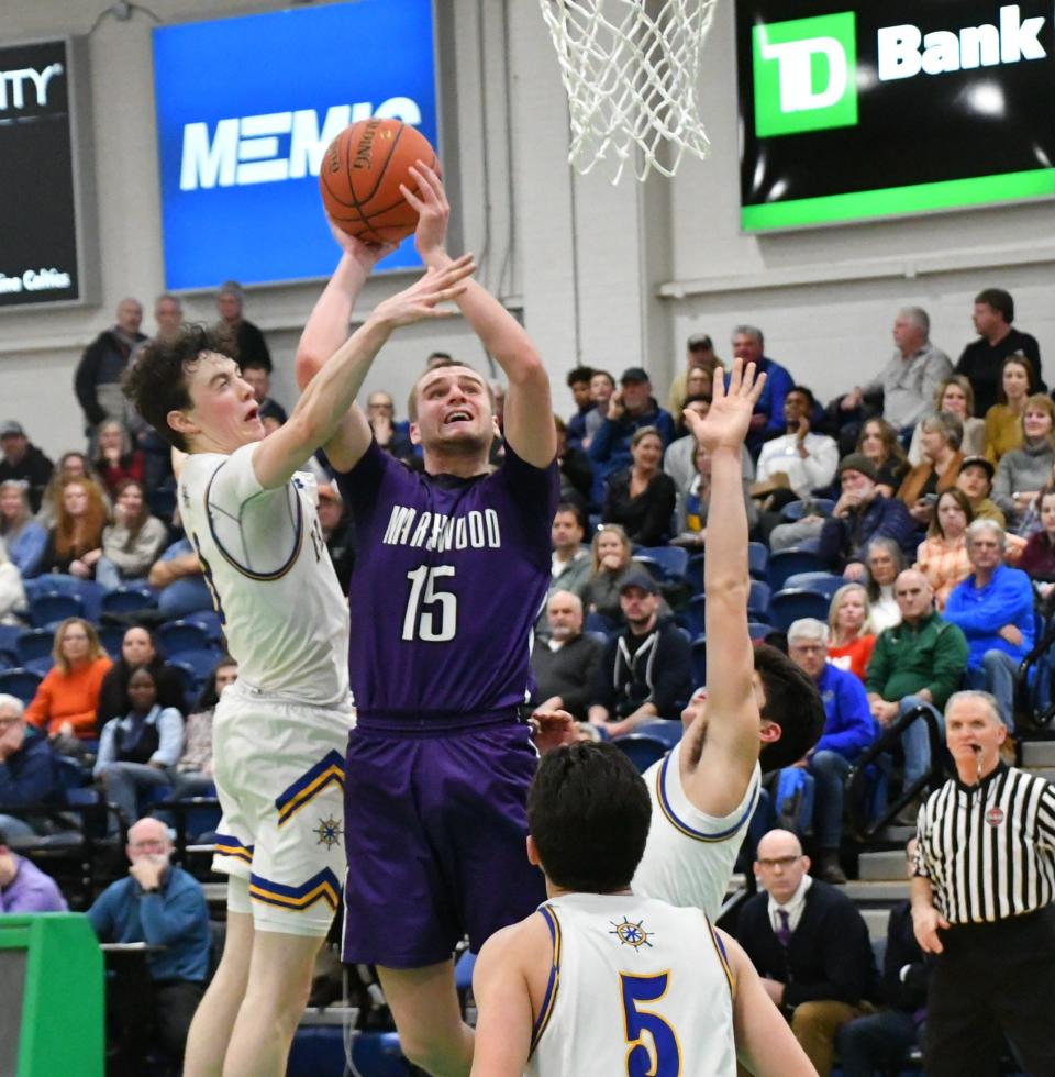 Marshwood lost in its second straight trip to the Class A South championship. Friday night, the Hawks fell to Falmouth, 40-31