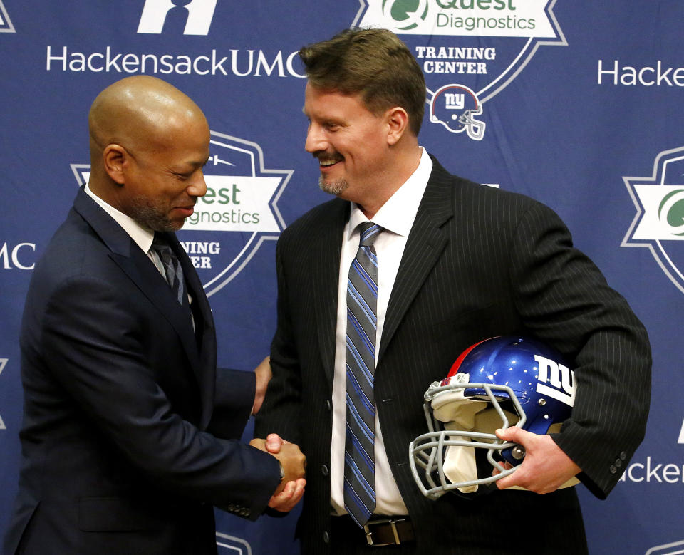 Two Super Bowl titles wasn't enough to keep Jerry Reese employed as Giants general manager. (AP) 