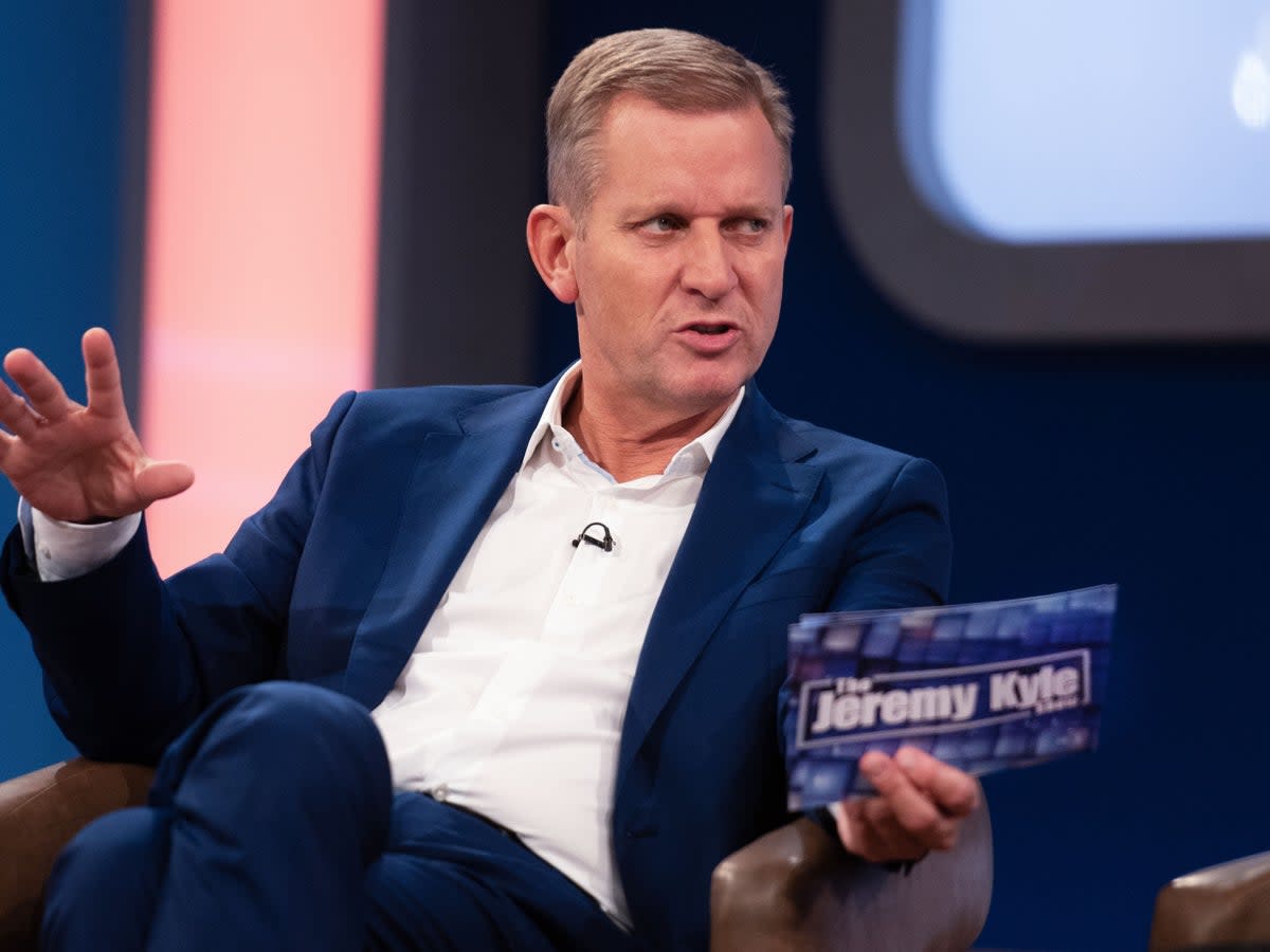 Jeremy Kyle on his controversial show in 2019 (ITV)