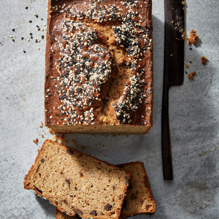 Chocolate-Tahini Banana Bread