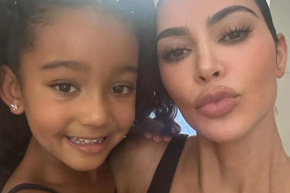 <p> Kim Kardashian / Instagram</p> Kim Kardashian and daughter Chicago West