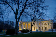 <p>The White House whose occupant was the first sitting president to openly back same-sex marriages was in 2015 lit up in rainbow colors to show his support for LBGTQ Americans, who have never had a stronger advocate there. (Photo: Mary F. Calvert for Yahoo News) </p>