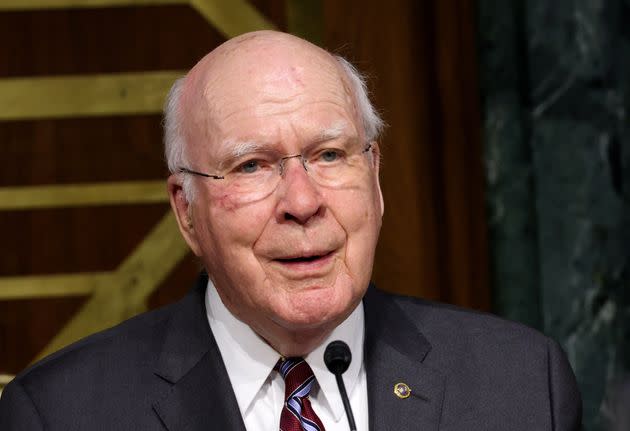 Sen. Patrick Leahy (D-Vt.), the former longtime chair of the Senate Judiciary Committee, says it's time to let Leonard Peltier go home. (Photo: Kevin Dietsch via Getty Images)