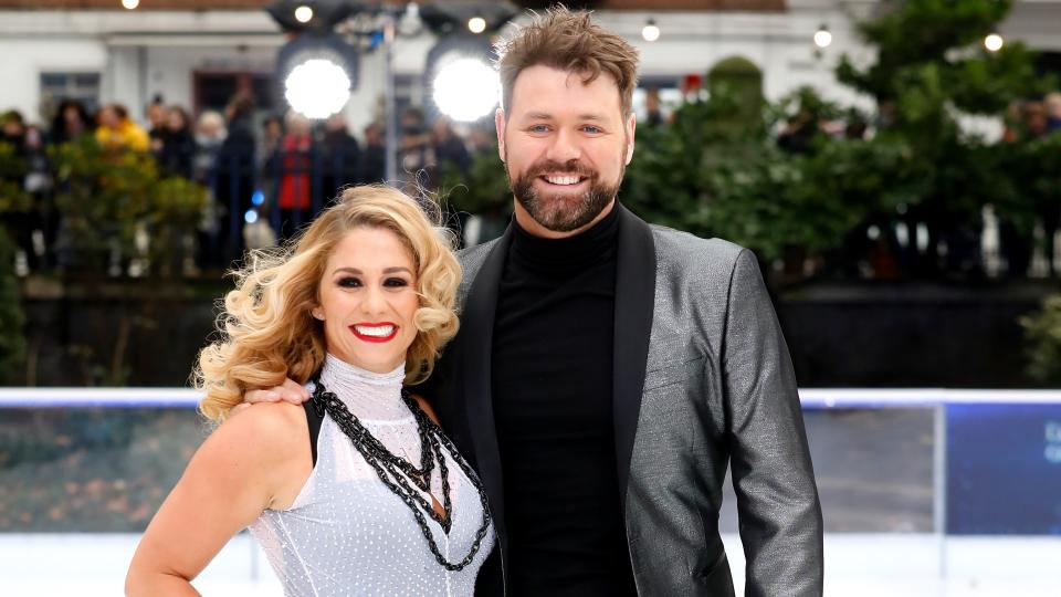 Brian McFadden with dance partner Alex Murphy