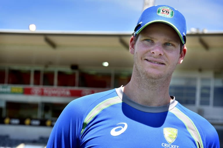 Steve Smith, pictured on January 19, 2016, will captain the Australia squad for the World Twenty20 tournament in India