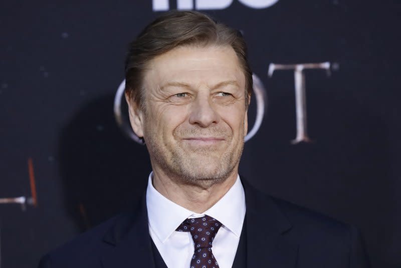 Sean Bean attends the "Game of Thrones" Season 8 premiere in 2019. File Photo by John Angelillo/UPI