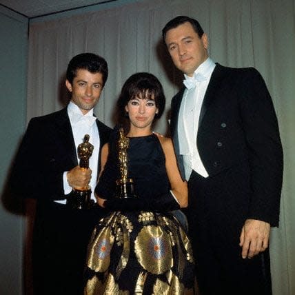 Rita Moreno, with George Chakiris and Rock Hudson in 1962