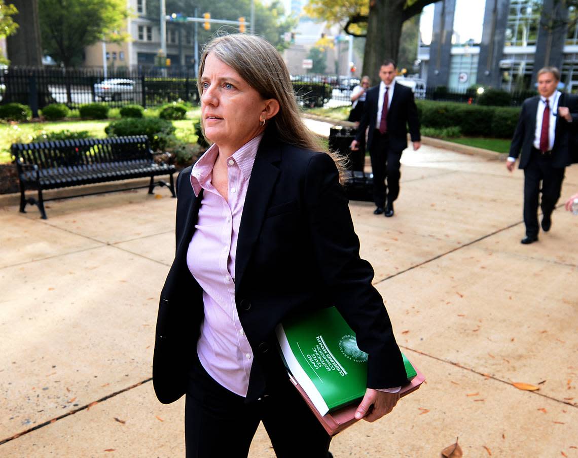 Anne Tompkins was one of two Mecklenburg prosecutors who persuaded a jury to send Wallace to Death Row.
