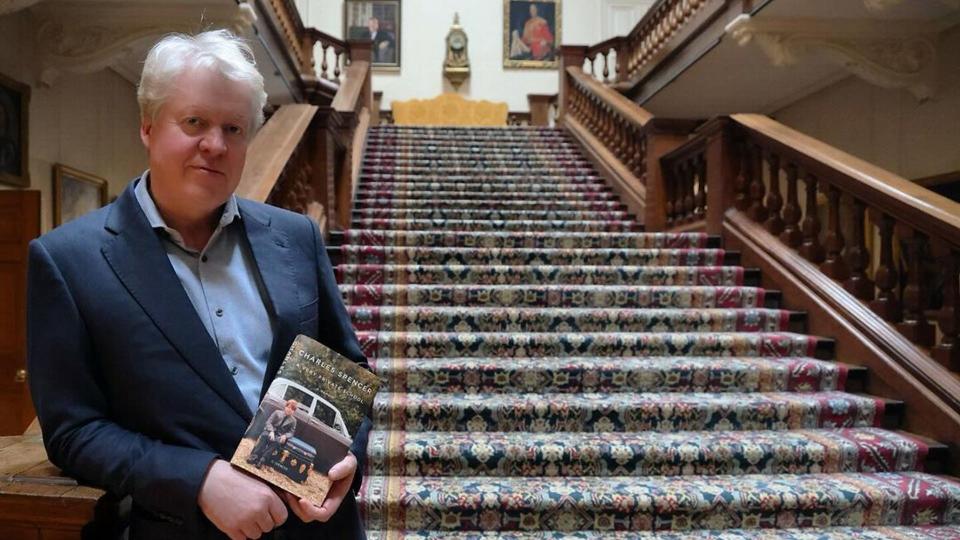 Charles Spencer at his home, Althorp House