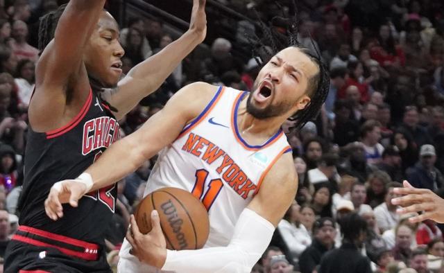 Jalen Brunson shares thoughts on Bulls after tough Knicks loss - Yahoo  Sports