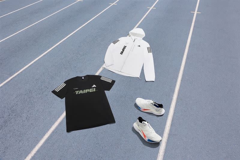 adidas推出臺北馬限定服飾、鞋款。（圖／品牌業者提供）