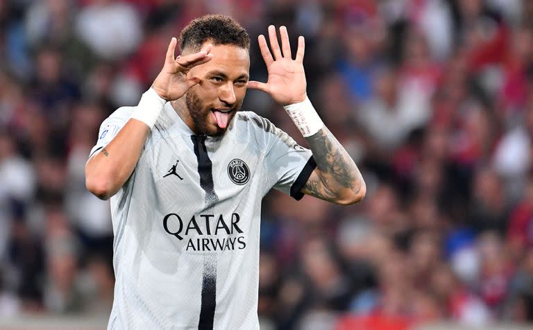 El brasileño Neymar Jr. ya hizo siete goles en cuatro partidos en el arranque de la temporada de PSG